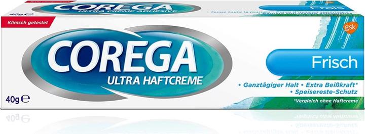 Image du produit Corega Crème adhésive Ultra forte tenue pour prothèses dentaires, 40 g de crème