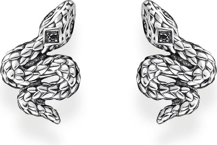 Image du produit Thomas Sabo Boucles d'oreilles noircies serpent (Argent 925, Noirci)