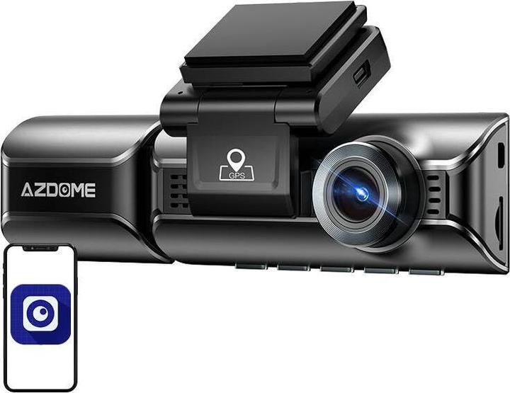Image du produit AZDome M550Pro (Récepteur GPS, Microphone intégré, Vision nocturne, Accéléromètre, WiFi, 4K)