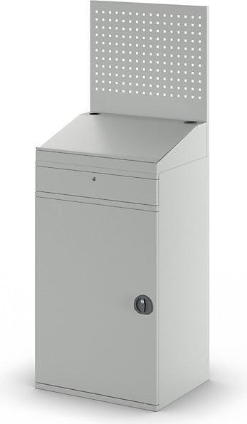 Image du produit eurokraft pro Poste de travail informatique, tôle d'acier