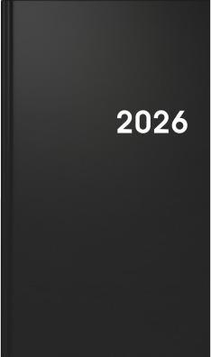 Immagine prodotto Taschenkalender 2026 075661906 1W/2S schwarz ML 9x15cm (Tedesco)
