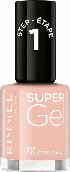 Produktbild Rimmel London RIMMEL Super Gel Nagellack Nr. 008 Girl Group 12ml (008, Gel-Effekt Nagellack)