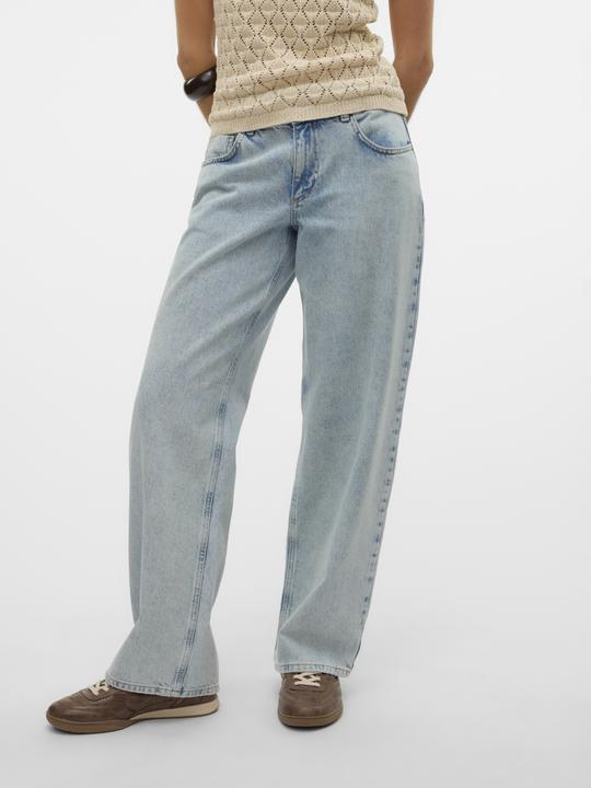 Produktbild Vero Moda VMRANCY Mid Rise Weiter Beinschnitt Jeans Weit geschnitten (W27/L30)