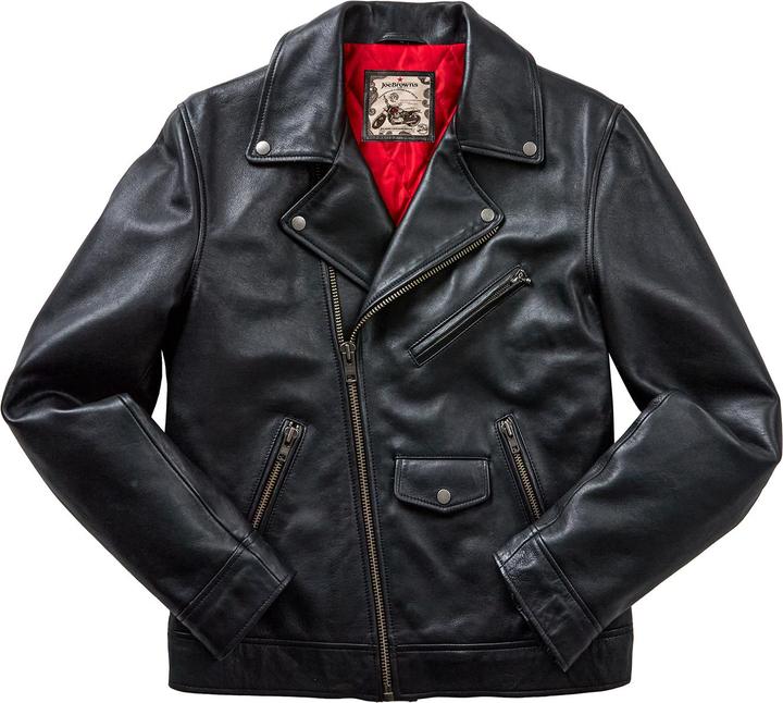 Joe Browns Timeless Edgy Detail Leather Biker Jacket