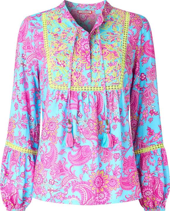 Actual product image Joe Browns Embroidered Floral Tassel Top (40)