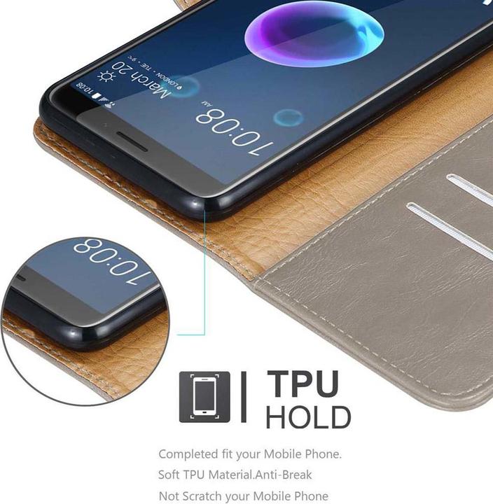 Image du produit Cadorabo Book Couverture de luxe (HTC Desire 12)