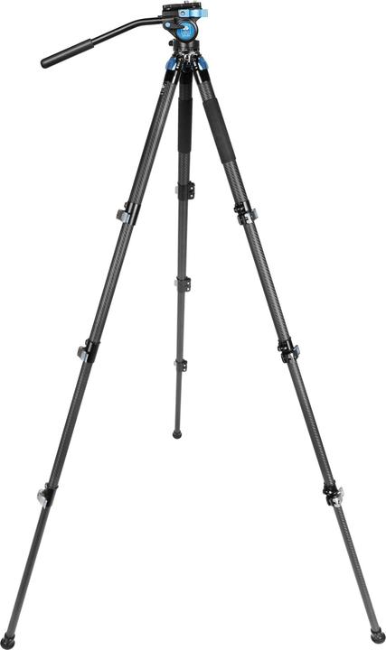 Actual product image Sirui L-324F+VA-5X tripod carbon fibre landscape tripod with VA-5X video panhead (Carbon)