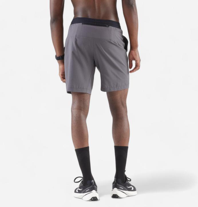 Immagine prodotto Kalenji Short de running respirant Homme - KIPRUN Run 500 Dry Gris (XL)
