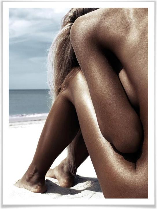Produktbild Trenddeko Nackt am Strand (60 x 80 cm)