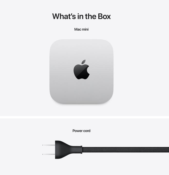 Produktbild Apple Mac Mini – 2024 (M4, 24 GB, 512 GB)