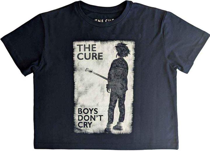 The Cure Boys Dont Cry B&W Crop Top (Girlie) (XL)