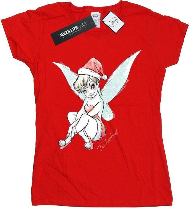 Immagine prodotto Disney Tinkerbell Christmas Fairy Maglietta Donna (S)