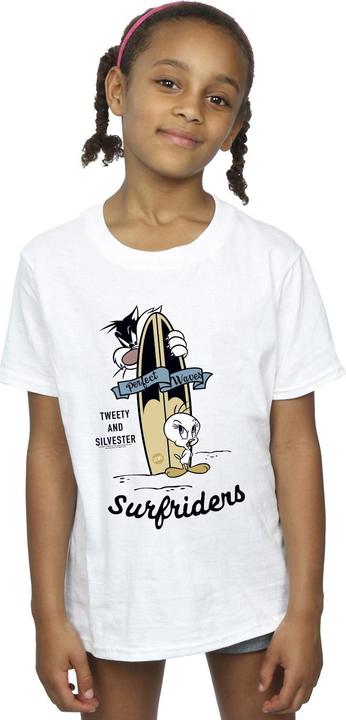 Image du produit Looney Tunes - T-shirt TWEETY AND SYLVESTER PERFECT WAVES - Fille (116)