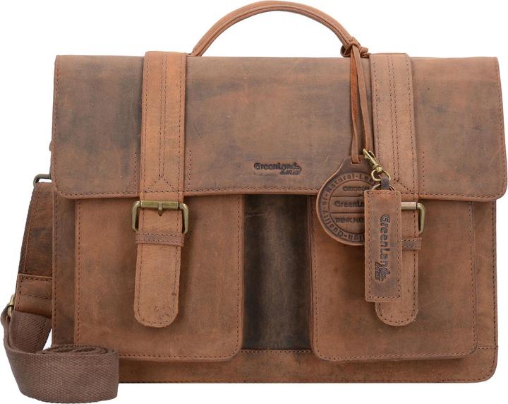 Actual product image Greenland Nature Montenegro briefcase leather 40 cm