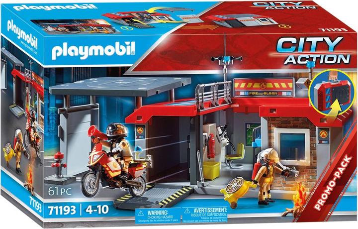 Produktbild Playmobil Mitnehm-Feuerwehrstation (71193, Playmobil City Action)