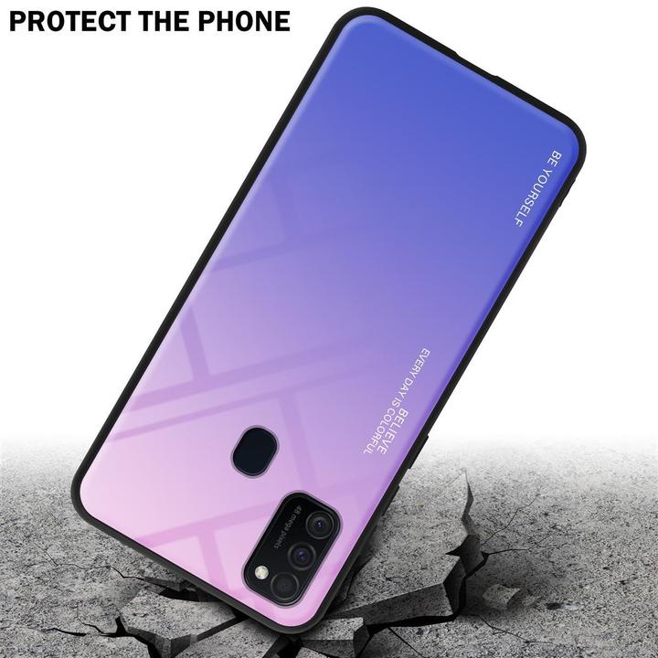 Produktbild Cadorabo TPU 2 Farben Glas Cover (Samsung Galaxy M30s, Samsung Galaxy M21)