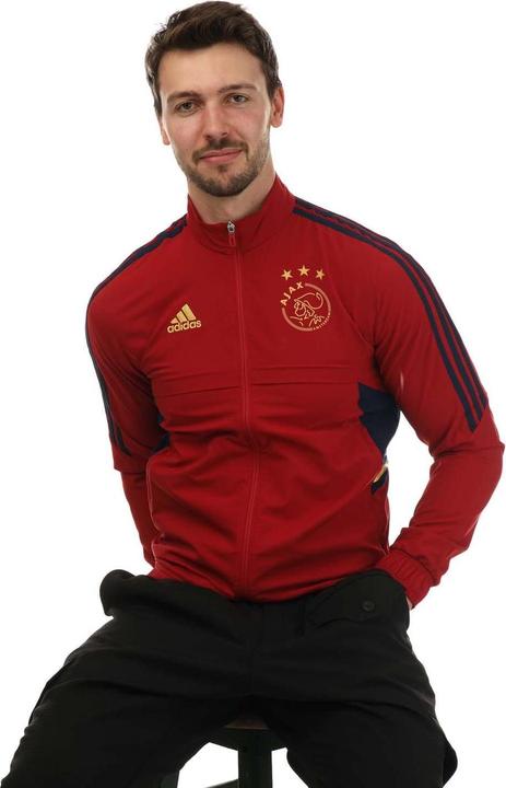 Actual product image adidas Mens 2022/23 Pre Match Ajax Amsterdam Jacket (XS)