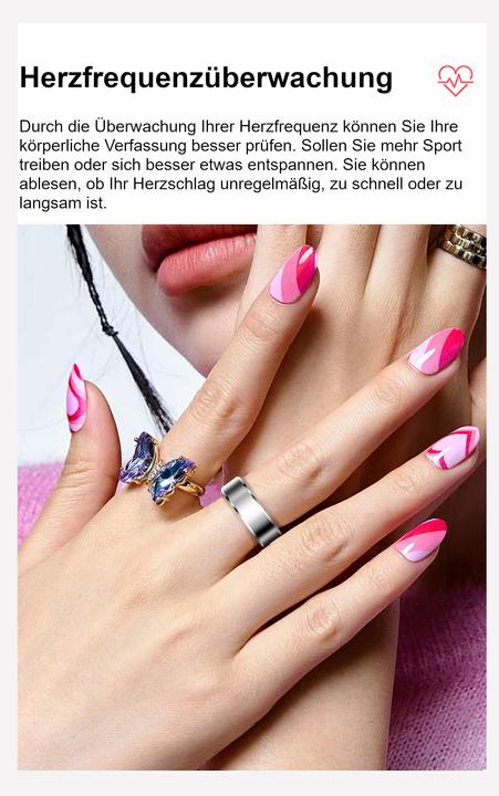 Actual product image Felixx Smart Ring SR6 (9, Silver)