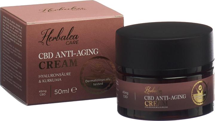 Produktbild Herbalea CBD Anti-Aging Cream (50 ml, Tagescreme)