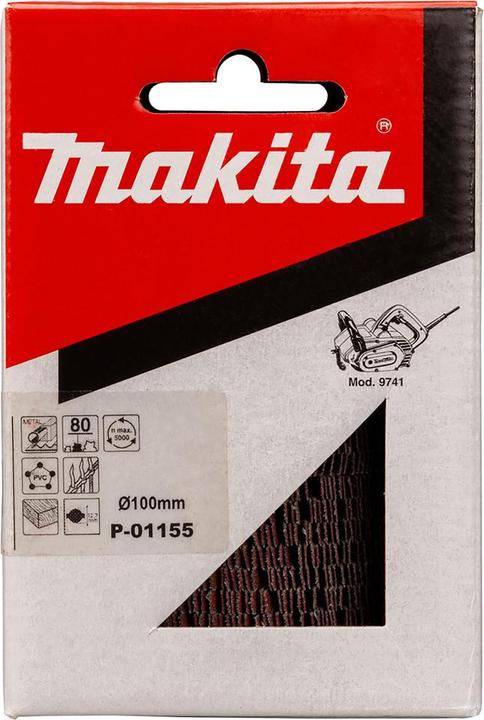 Actual product image Makita Lamellar grinder grit 80 (80)
