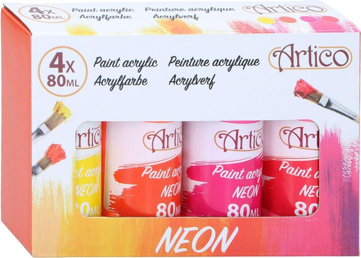 Actual product image Artico Acrylic paints (Neon)