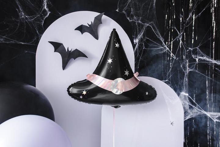 Image du produit Partydeco Chapeau de sorcière Ballon en plastique Sorcières et fête d'Halloween (1 x)
