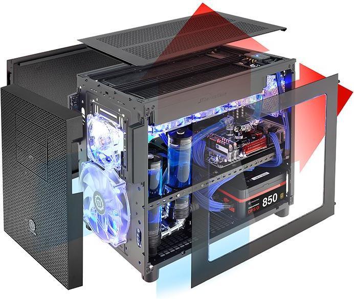 Actual product image Thermaltake Core X2 (mATX, Mini-ITX)