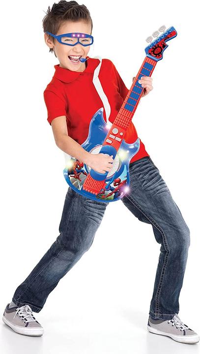 Produktbild Lexibook Spider-Man - Electronic Lighting Guitar (K260SP)