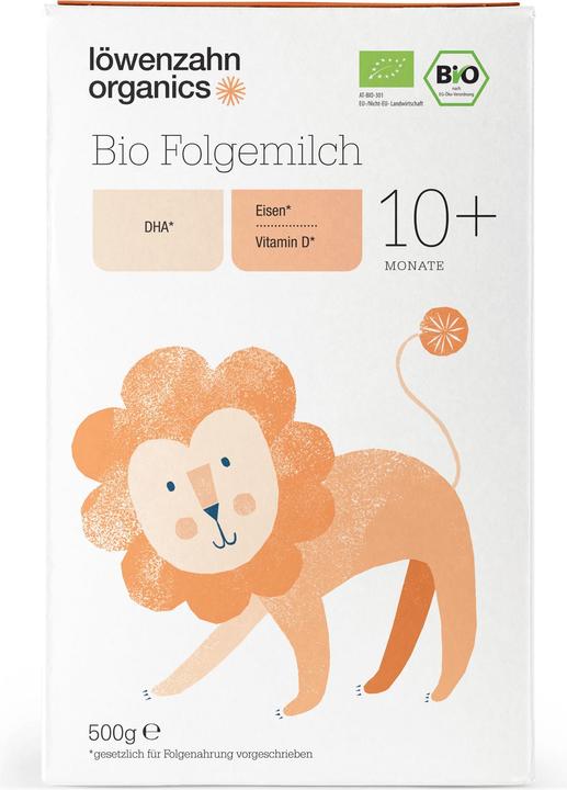 Löwenzahn Organics Segui il latte biologico 500 g (500 g, da 10 m.)