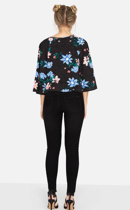 Produktbild Girls On Film s Bluse Lio mit Blumenmuster vorne zum Binden (36 D)