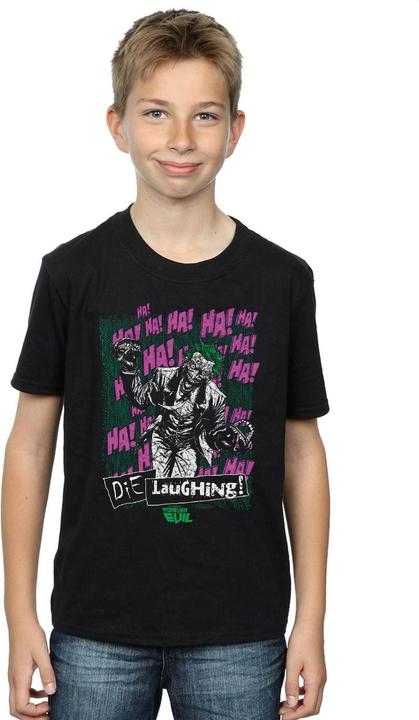Image du produit - T-shirt JUSTICE LEAGUE JOKER DIE LAUGHING - Garçon (104)