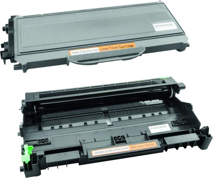 Produktbild Plutoos Brother TN2120 & DR-2100 Toner XXL & Trommel kompatibel, Black