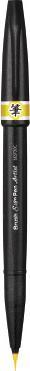 Actual product image Pentel Sign Pen Brush Artist (Yellow, 1 x)