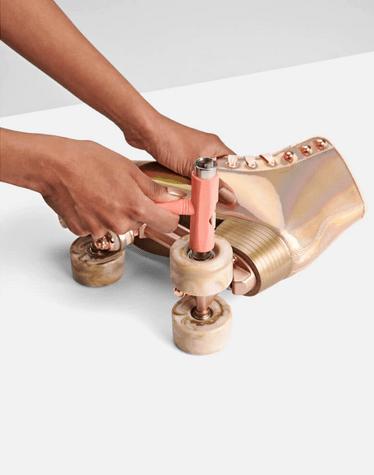 Produktbild Impala Rollschuhe Räder (4er-Pack) - Marawa Rose Gold (58 mm, 82a)