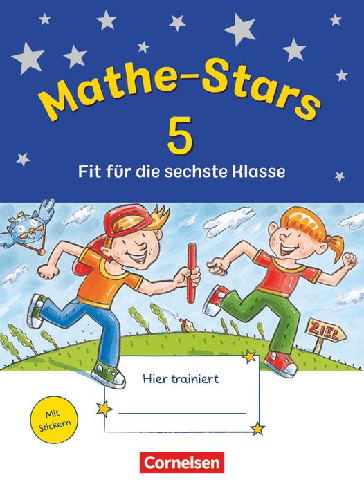 Produktbild Mathe-Stars - Fit für die nächste Klasse. Fit für die 6. Klasse. Übungsheft mit Lösungen (Deutsch, Stefan Kobr, Eva Nagai, Barbara Eiband, 2020)