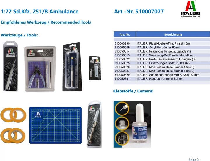 Actual product image 1:72 Sd.Kfz. 251/8 Ambulance
