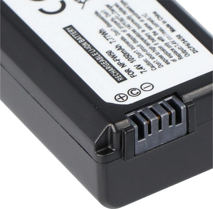 Image du produit AccuCell Batterie compatible avec Sony NP-FW50 Batterie NEX-3, Sony NEX-5, Alpha 55 (Batterie)