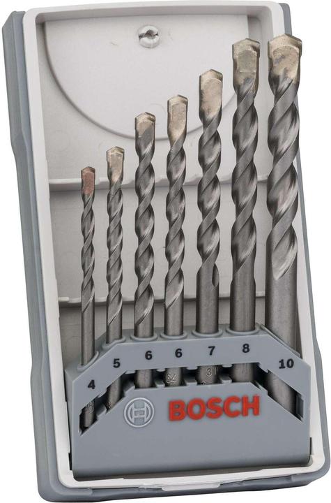 7-tlg. CYL-3 Betonbohrer-Set, 4/5/6/6/7/8/10 mm