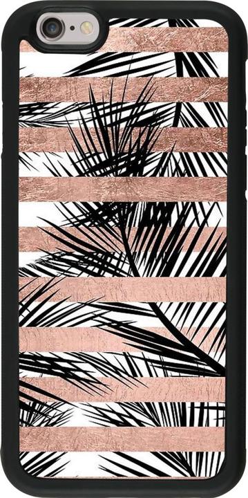 Actual product image PhoneLook Cover Silicone black Palm trees gold stripes (Apple iPhone 6)