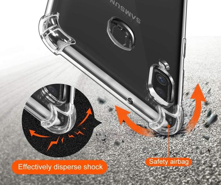 Produktbild Screenguard Samsung Galaxy A40 Hülle Crystal Soft Airbag Bumper (Samsung Galaxy A40)