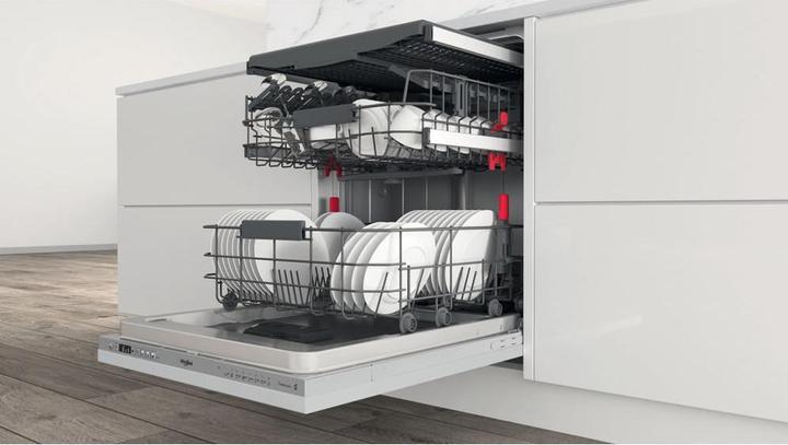 Produktbild Whirlpool WI 7020 PF, Semi built-in, Full size (60 cm), Silver, 1.3 m, 1.55 m, 1.5 m