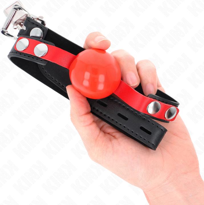 Actual product image Kink SOFT TPE BALL 4 CM GAG MODEL 4 60 x 2 CM ADJUSTABLE 37-52 CM