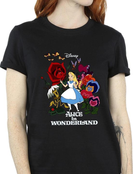 Immagine prodotto Disney Alice In Wonderland Flowers Maglietta Ampia Donna (XL)