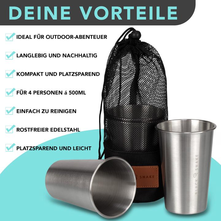 Actual product image Black Snake 4er Set