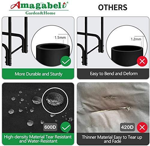 Image du produit Amagabeli Étagère à bois pour cheminée