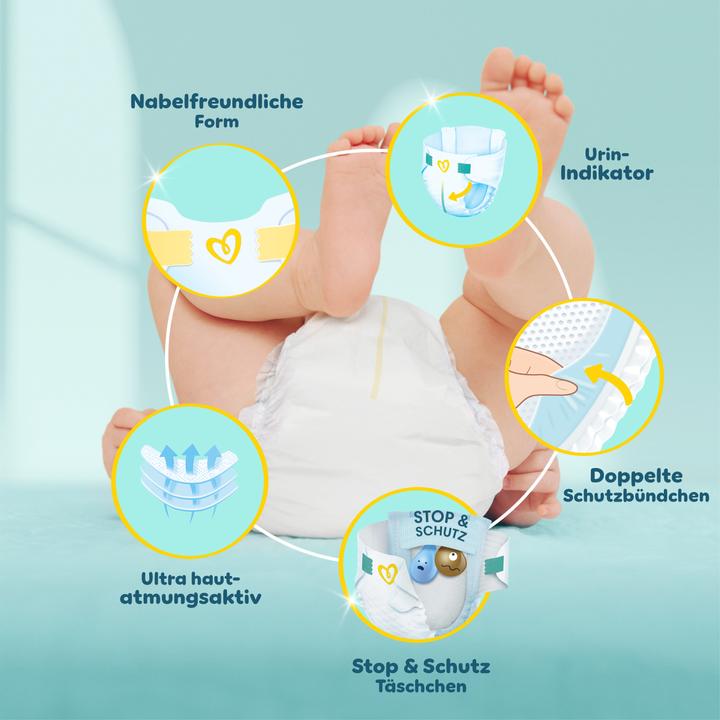 Produktbild Pampers Premium Protection (Gr. 1, Tragepack, 24 Stück)