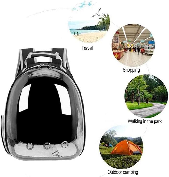 Produktbild Hoogtecly Tierrucksack mit Fenster (Hund, Katze, Atmungsaktiv, Waschbar)