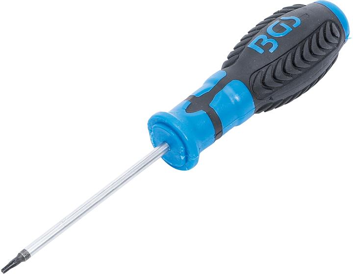 BGS Tournevis profil T (pour Torx) avec perçage T8 longueur de la lame 80 mm (Section en T)