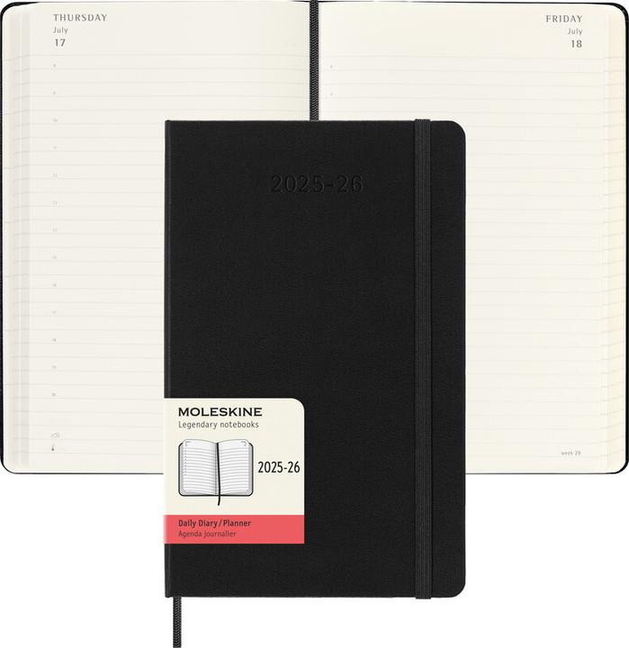 Produktbild Moleskine Tageskalender (A5, Englisch)