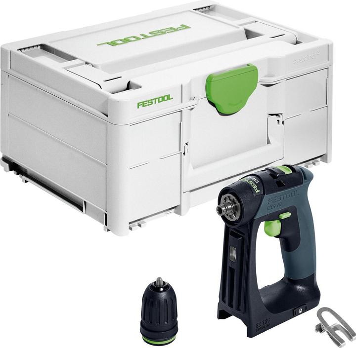 Image du produit Festool Perceuse-visseuse sans fil CXS 18-Basic (Fonctionnement sur batterie)